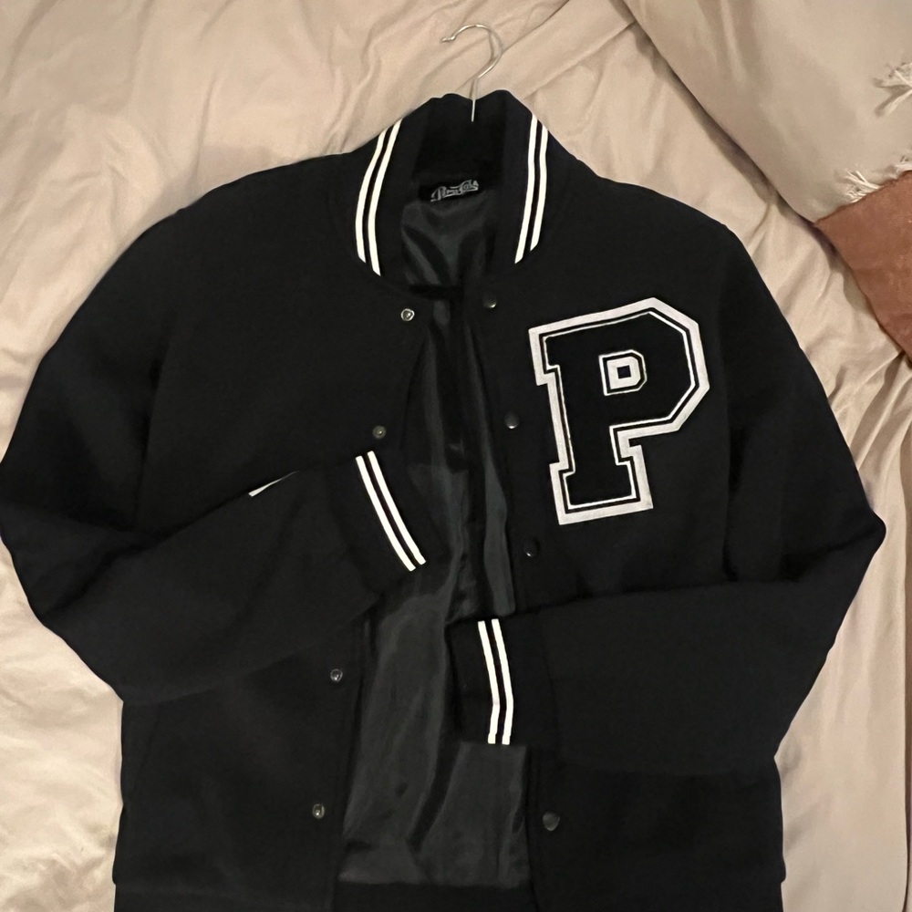 Black Varsity Jacket Pepsi Cola - Small